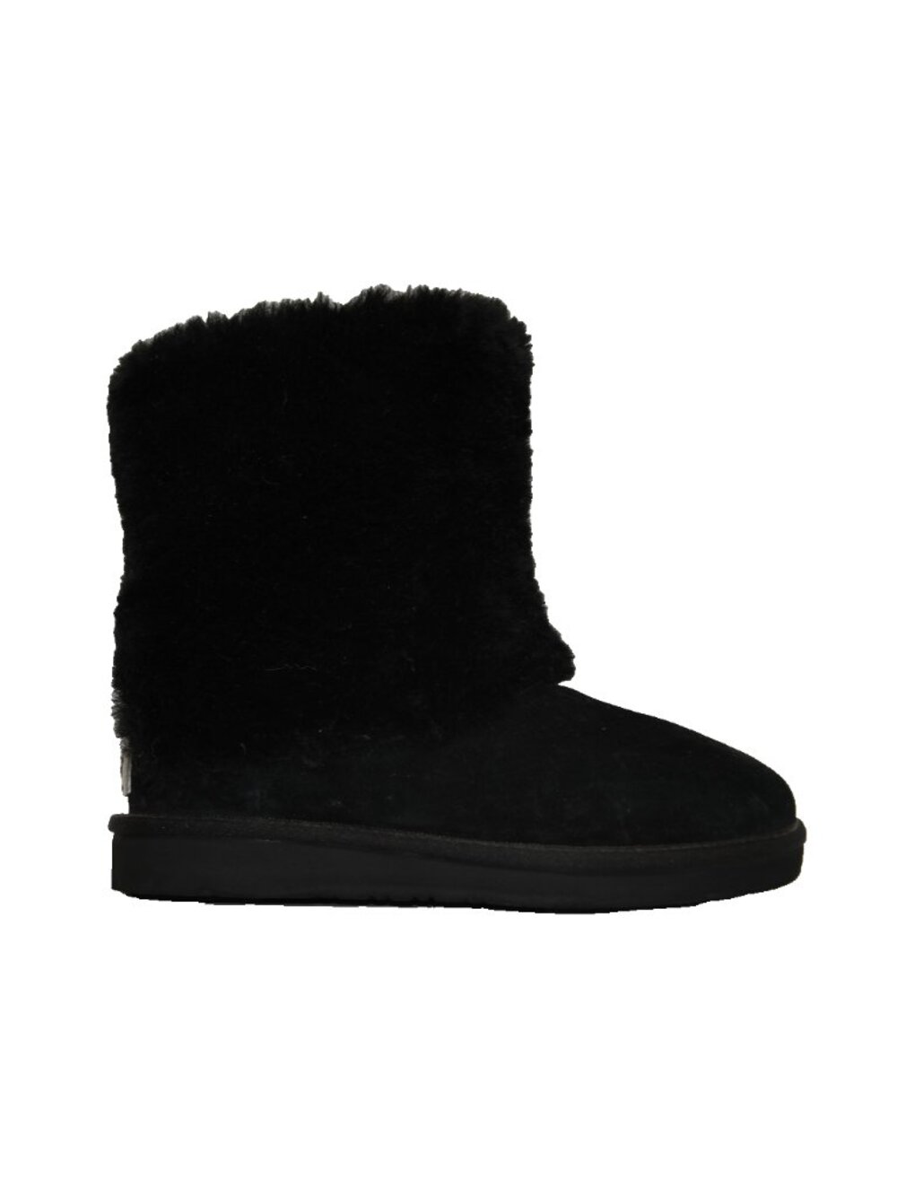 New! UGG Patten Women’s Shearling Size 8 Lined Boots 1006794 Black Suede DD566